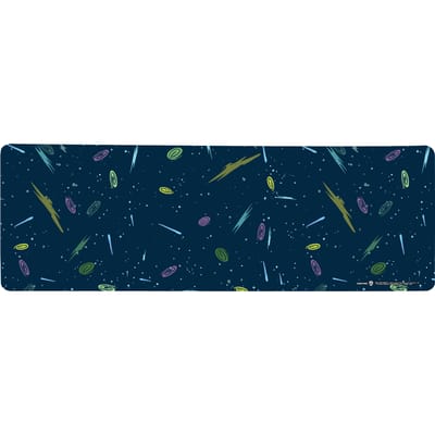 Rick and Morty Space Background Gaming Mouse Mat - Medium