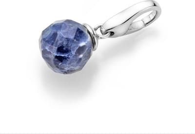 Bedel | charm | sterling zilver | sodalith | symbool vrijheid | karabijn | hanger | Giorgio Martello