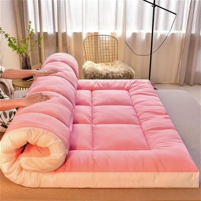 Opvouwbare Matras - Dun Slaapbed - Gastvrij Ontvangen - Ademend Ontwerp - 90 x 200 cm - Grijs