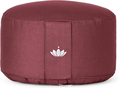 Meditatiekussen Lotus, extra hoog (20 cm), overtrekKatoen (KBA), GOTS-gecertificeerd