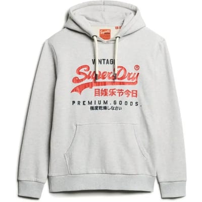 Superdry - Duo Vintage hoodie met logo - Heren - Hoodies