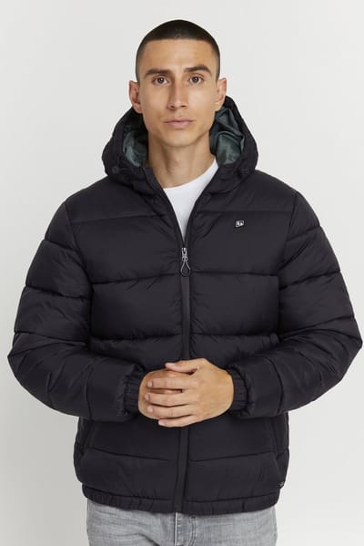 Blend BHOUTERWEAR Hooded Winterjas Zwart Maat XXL