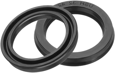 Oliedichting 32 x 42 x 6 mm - Set van 2 Nitril Rubber Lipdichtingen voor Automotoren, Cilinders en Afvoerpluggen