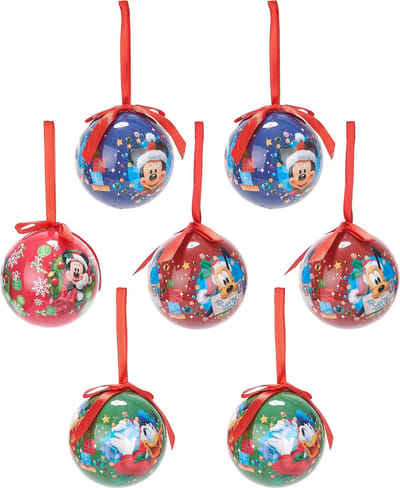 Mickey™ kerstballen - Feestdecoratievoorwerp