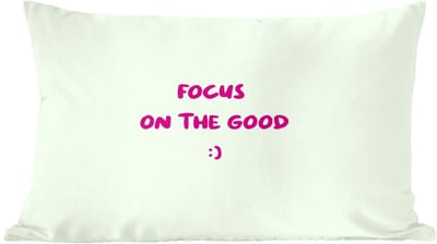 Sierkussens - Kussentjes Woonkamer - 60x40 cm - Focus - Beige - Roze - Smiley