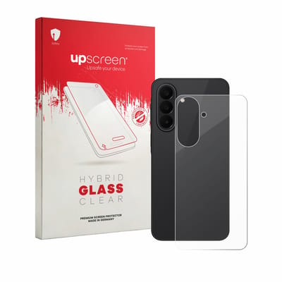 upscreen - Screenprotector voor Samsung Galaxy A27 5G (Achterkant) - Folie Beschermfolie Beschermglas transparant