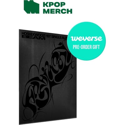 HOSHI X WOOZI (ZEVENTIEN) - BEAM Weverse Albums ver. / 1e enkel album 1EA black