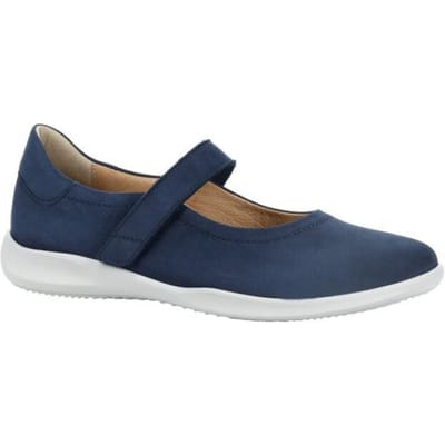 Hartjes, 162.2102\20 65.00, Blauwe dames bandschoenen wijdte G