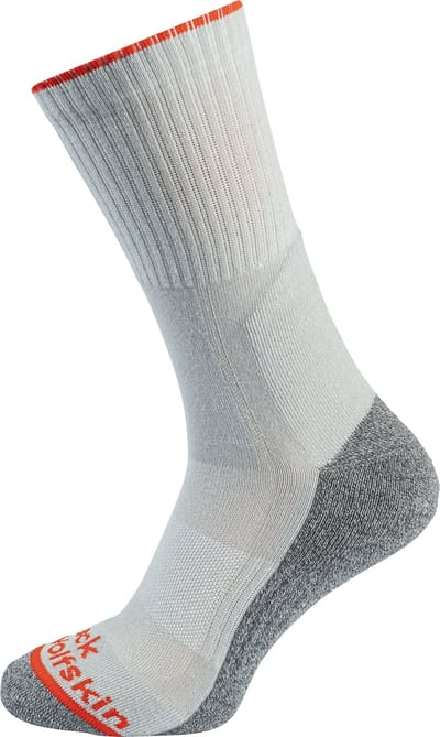 Sok Jack Wolfskin Unisex Hike Func Sock Cl C Light Grey-Schoenmaat 47 - 49