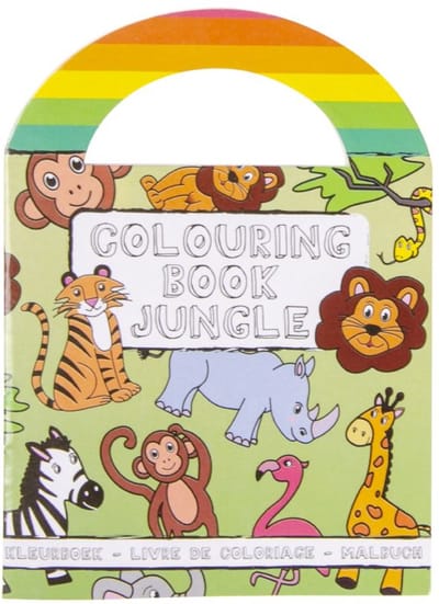 LG-Imports Coloring book with stickers animals (Assorted)