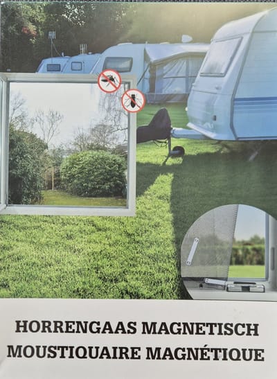 Magnetisch horrengaas raamhor 130 x 150 cm - hor voor raam - muggengaas - insectenhor - ook geschikt voor caravan