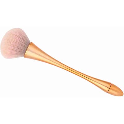 Zachte Nagelstof Reinigingsborstel Nail Art Poeder Stofverwijderingsborstels Manicure DIY Tool 5 beige
