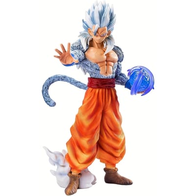28cm/11in Anime Dragon Ball Z SSJ4 Gohan Model DBZ Super Saiyan 4 Actiefiguren PVC Beeldenset Figuren Speelgoed Cadeaus gray