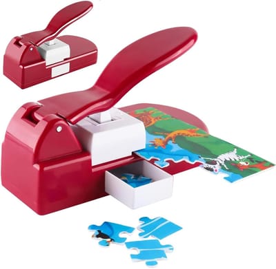 Puzzel Maker Machine, DIY Jigsaw Puzzle Maker met 10 Adhedive Schuimen, 8x4x5 Cutter Machine voor Gepersonaliseerde Jigsaw Aangepaste Maken Tool Maak een Van Een Foto Custom