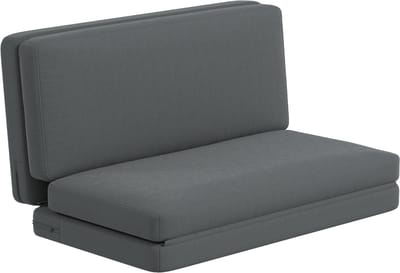 HOMCOM vloerbank - 3-in-1 - inklapbaar - polyester - donkergrijs