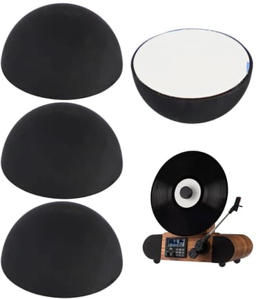 Zelfklevende Pads - Siliconen Voetjes - Geluid Verbeteren - Schokabsorberend Ontwerp - 4 Stuks - Zwart