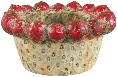 PTMD - Schaal Fruitsy - Rood - 30x30x15cm