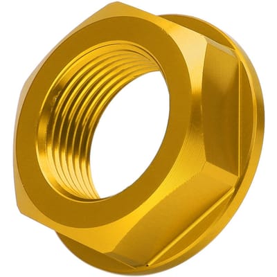 Motorfiets Achterwiel Asmoer M22x1.5 Aluminium Vervanging voor Kawasaki KX125 2003?2008Groen yellow