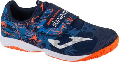 Joma Super Copa Jr 2403 IN SCJW2403INV, voor een jongen, Marineblauw, Indoorschoenen, maat: 31