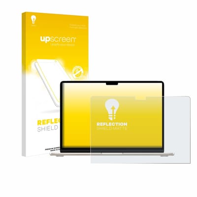 upscreen - Screenprotector voor Apple MacBook Air 15" M2 2022 - Folie Beschermfolie anti glare matte