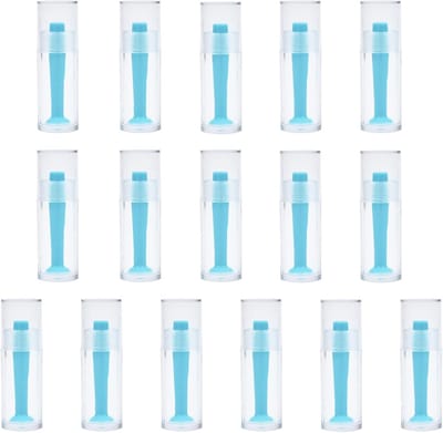 16 stuks contactlensverwijderaars, inclusief zuiger met zuignap voor het inbrengen van RGP-scleralenzen（blauw）