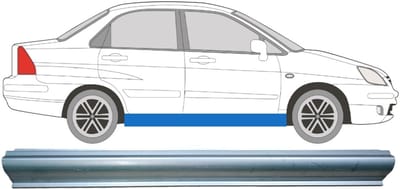Reparatie dorpel voor Suzuki Liana 2001-2007 / Links = Rechts (symmetrisch)