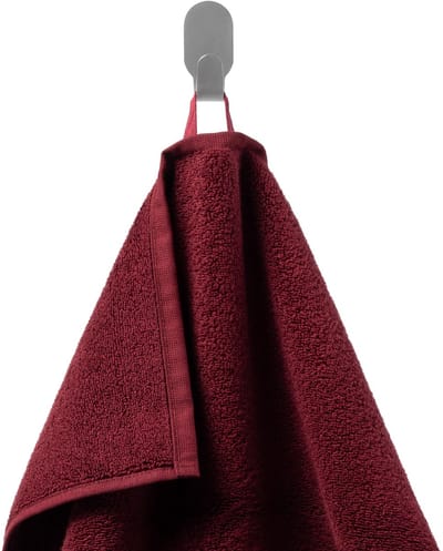 Unyqoos® Luxueuze Set van 2 Badhanddoeken, Rijke Merlot Kleur, 100% Zacht Katoen, 70x140 cm