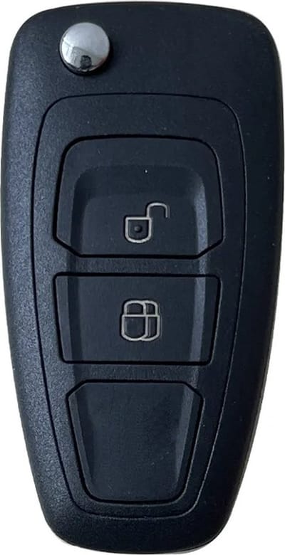 XEOD Autosleutelbehuizing - sleutelbehuizing auto - sleutel - Autosleutel / Geschikt voor: Ford 2 knops klap sleutel