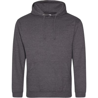 Just Hoods College Hoodie JH001 - Charcoal (Heather) - L