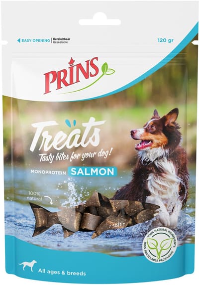 Prins - Treats - Hondensnacks - Zalm - 12 x 120g