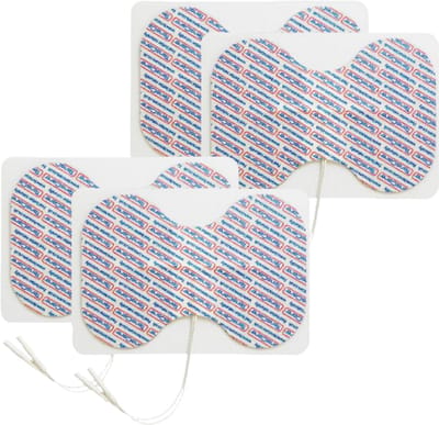 TensCare - Bundel 2x 2 pads vlindervorm (1 set) | electroden pads tens | elektrodenpads | Zelfklevende Elektroden Pads | Gel-elektroden | tens pads | tens elektroden | tens plakkers | tens elektrode pads