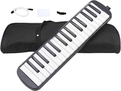 Melodica Pianica Tube – 32 toetsen Melodica | Melodica met dubbele flexibele lange pijp | Melodica-instrument voor kinderen en beginners, S Mouth Melodica
