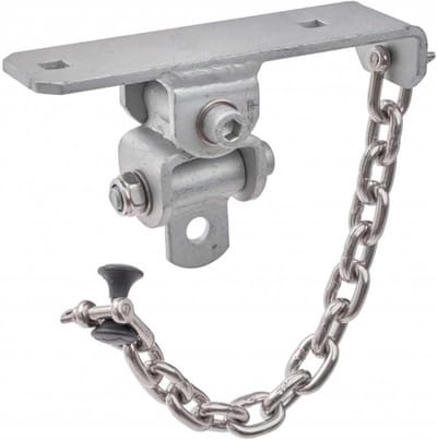 Schommelophanging Gelagerd - Schommelhaak Zwaar - Veilig Schommelen - 500kg Belastbaar Geomet - 178mm Lengte - Grijs