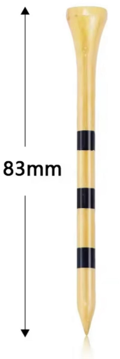 FSW-Products - 50 Stuks Golf Tees - Met Markeringsstrepen - 83 mm - Golftees - Golf Accessoires - Golfset