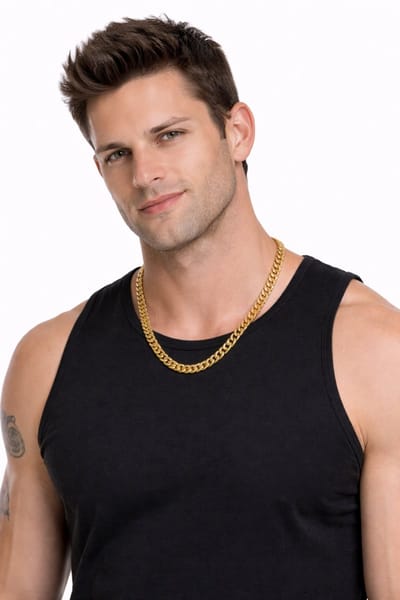 Partychimp Voordeelverpakking 6 pack Gouden Pimp Ketting Voor Bij Carnavalskleding Heren Carnavalskleding Dames Carnaval Accessoires Carnaval- Goud – 6 pack