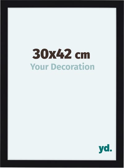 Your Decoration - Fotolijst 30x42 cm - MDF - Zwart Hoogglans - Como