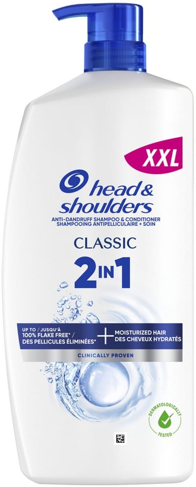 Head & Shoulders Classic 2-in-1 Anti-roos Shampoo en Conditioner - 800ml - Pomp