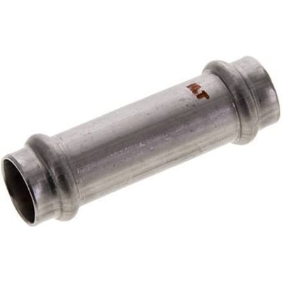 Perskoppeling - 18mm Persmof - RVS Lang
