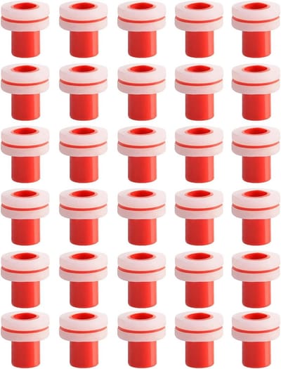 Siliconen Pijppluggen - Afvoer Stopper - Lekkages Voorkomen - Spiraalvormige Afsluiting - 1/2 " Draad - Wit