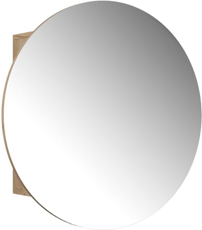 Vicco Loki Badkamerspiegelkast – 70 x 70 cm met 2 compartimenten Krachtige eik goud