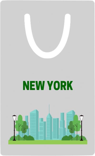 Hacebo® - New York stad metalen boekenlegger - New york - mensen die naar New York zijn geweest of gaan - New York liefhebbers - souvenir - verjaardagscadeau - cadeau - kado - geschenk - verjaardag Bladwijzer boekenleggers - 7.6 cm x 5cm