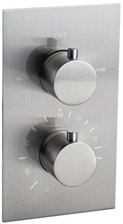 FugaFlow Eccelente Sobrado Badkamer Thermostatische Inbouwkraan - inbouwdeel - geborsteld rvs PVD