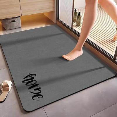Badkamer Antislip Vloermat Badkamerdeur Diatomeeënaarde Waterabsorptiemat Huishoudelijk Toilet Ingangsdeurmat Sneldrogende Voetmat 50*80cm