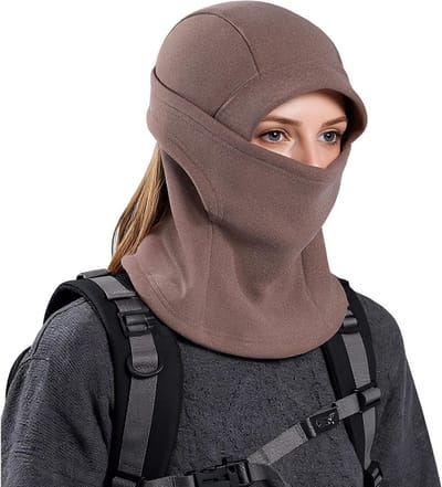 Volledige Gezichtsbalaclava voor Winter, Dubbele Laag Thermisch Fleece, Ademend Ski Masker en Nekwarmer voor Snowboarden, Motorfiets en Wandelen voor Mannen en Vrouwen