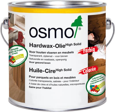 Hardwax Olie Farbig 3071 Honing Transparant 0.75 Liter | Houtolie | Kleurolie | Olie Voor De Vloer | 100% Natuurlijk | Beschermt Het Hout