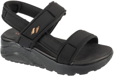 Skechers Uno Lite Sandalen - Meisjes - Zwart - Maat:33