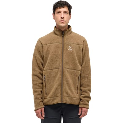 Haglofs Mossa Pile Fleece Met Volledige Rits Bruin L Man