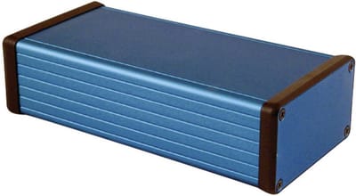 Hammond Electronics 1455K1601BU 1455K1601BU Universele behuizing 160 x 78 x 43 Aluminium Blauw 1 stuk(s)