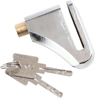Motorslot Schijfrem - Motorfiets slot - Diefstalpreventie - Alarmfunctie - Compact formaat - Zilver