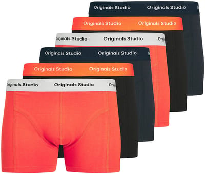 Jack & Jones Heren retro short / pant 6 pack Vesterbro Solid